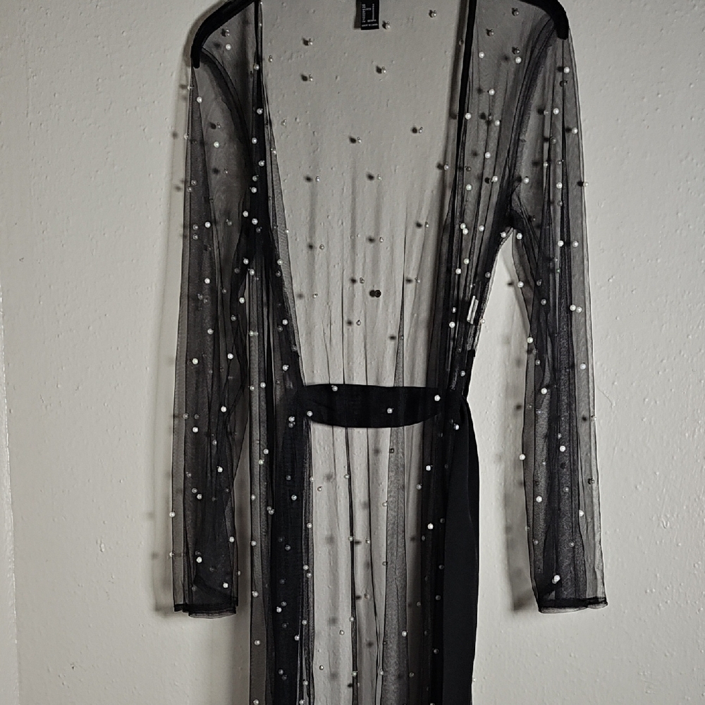 Forever 21 Black Mesh Dress